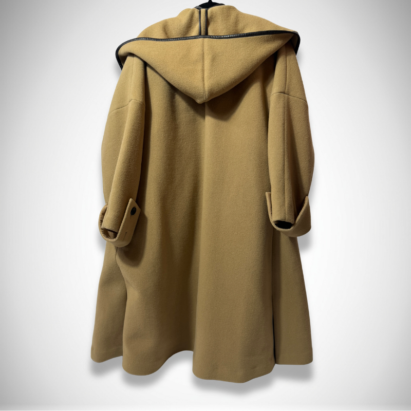 United Tokyo Scope Layered Cape Piping Coat in Camel thumbnail