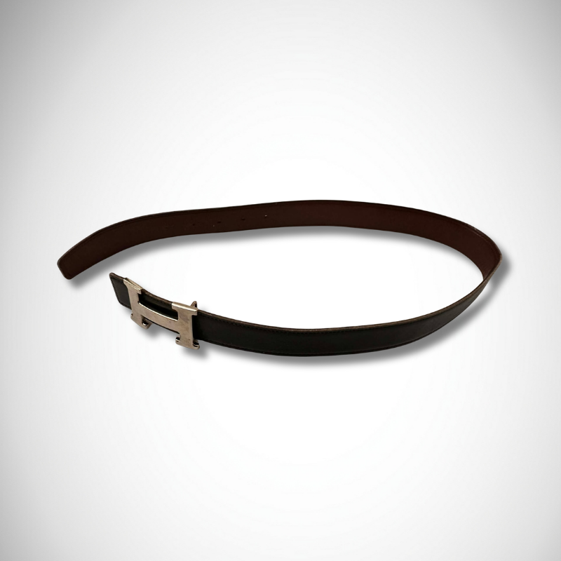 Hermès Vintage H-Buckle Reversible Leather Belt alternate view