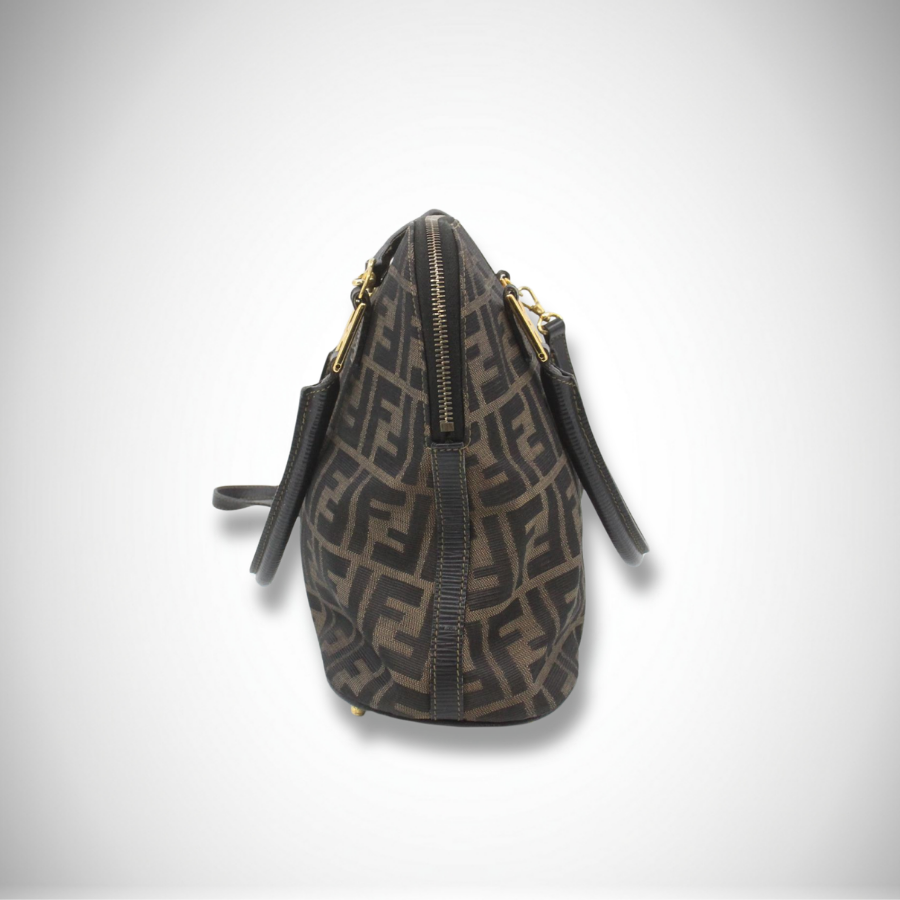 Fendi Vintage Zucca Canvas Dome Handbag thumbnail