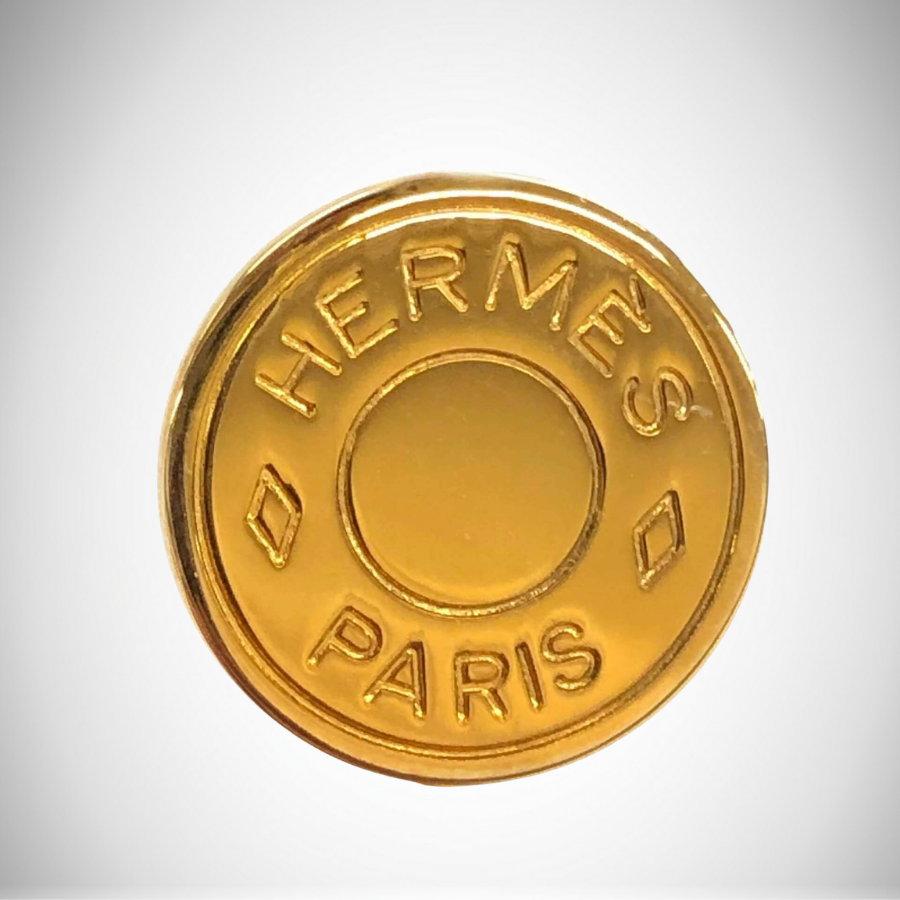 Hermès Vintage Clou de Selle Button Logo Stick Pin thumbnail