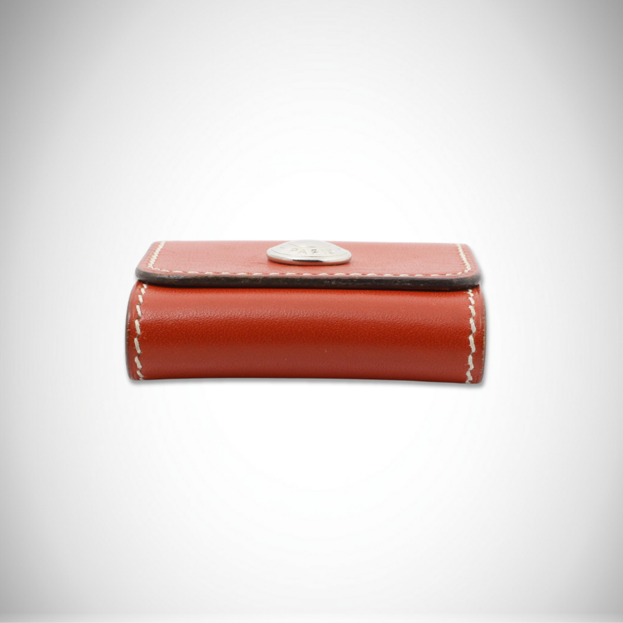 Hermès Rare Alasif (Arajif) Mini Post-it Case in Vermillion Red alternate view