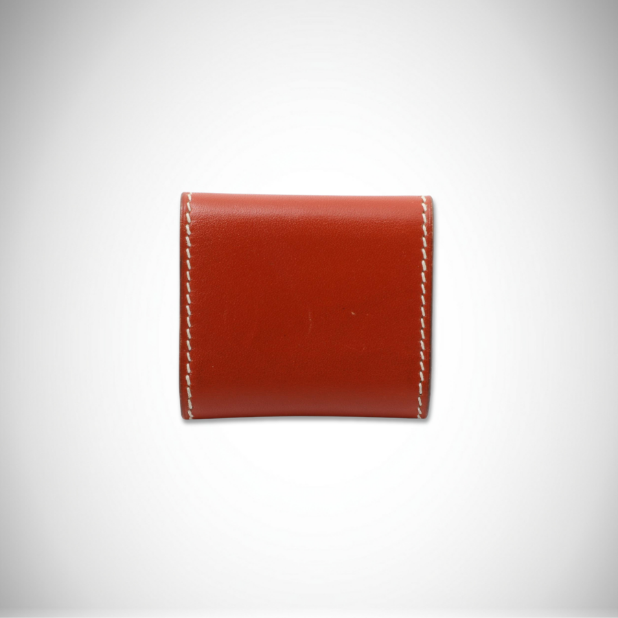 Hermès Rare Alasif (Arajif) Mini Post-it Case in Vermillion Red thumbnail