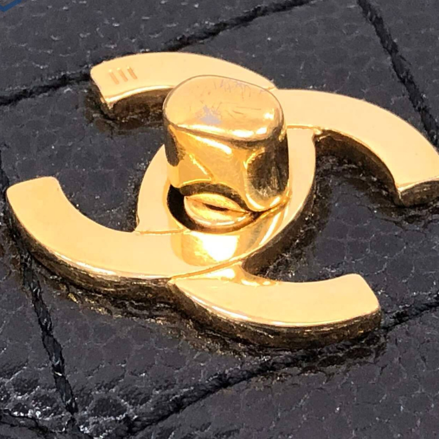 Chanel Vintage Caviar Kelly Top Handle Flap Bag thumbnail