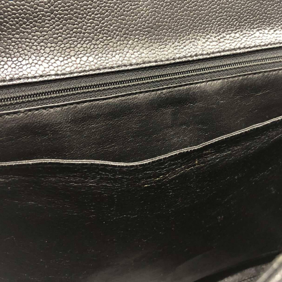 Chanel Vintage Caviar Kelly Top Handle Flap Bag thumbnail