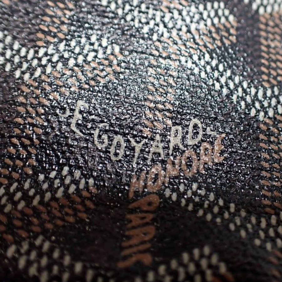 Goyard Rare Saint Louis PM Tote Bag Black/Tan with Pouch thumbnail
