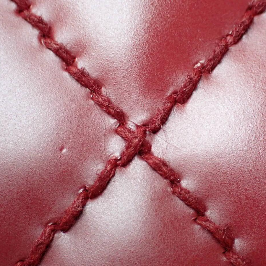 Chanel Vintage Wild Stitch Coco Mark Tote Bag in Red/Burgundy thumbnail