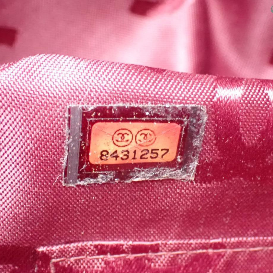 Chanel Vintage Wild Stitch Coco Mark Tote Bag in Red/Burgundy thumbnail
