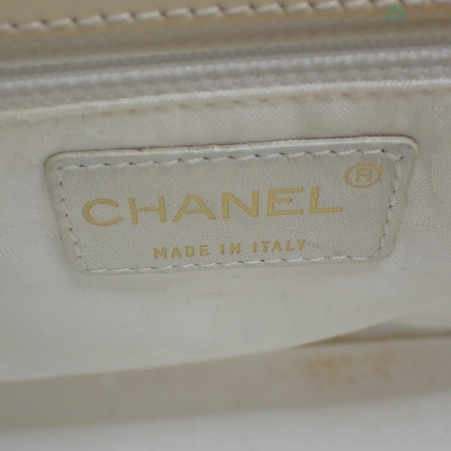 Chanel Vintage CC Coco Mark Chocolate Bar Tote Bag thumbnail