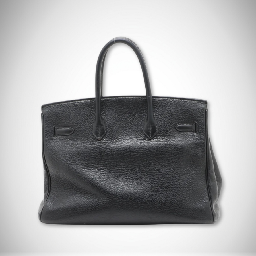 Hermès Birkin 35 Noir Togo Leather Silver Hardware ☐D (2000) Starmark alternate view