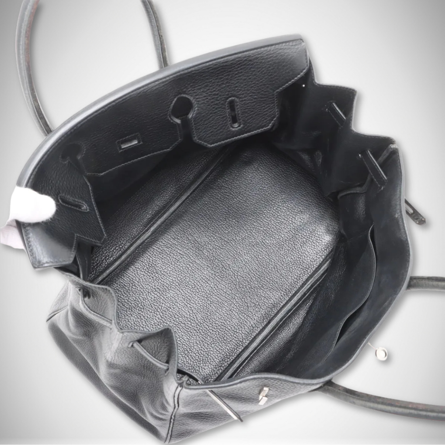 Hermès Birkin 35 Togo Noir Palladium Hardware thumbnail
