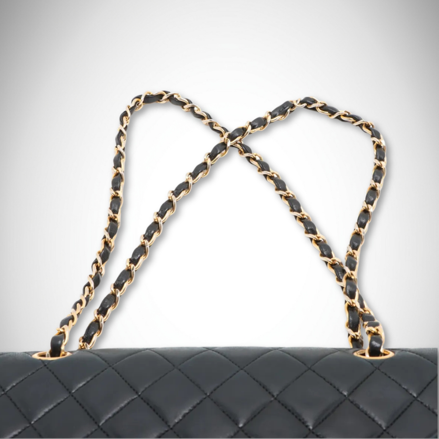 Chanel Rare Vintage Matelassé Curved Single Flap Chain Shoulder Bag thumbnail