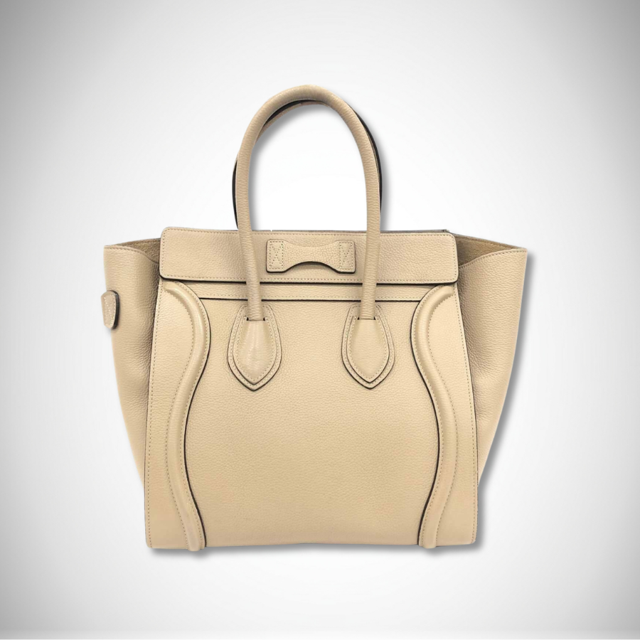 Celine Luggage Micro Shopper in Dune/Beige alternate view