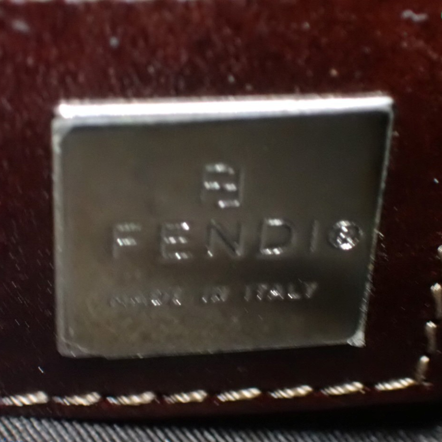 Fendi Vintage Archival Corduroy Olive Green Shoulder Bag thumbnail