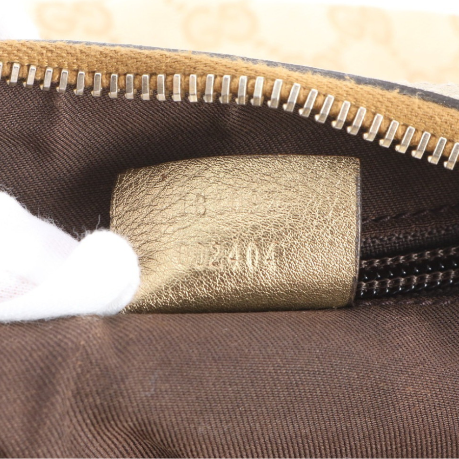 Gucci Vintage Archival GG Canvas Sherry Line Shoulder Bag Pink/Beige thumbnail