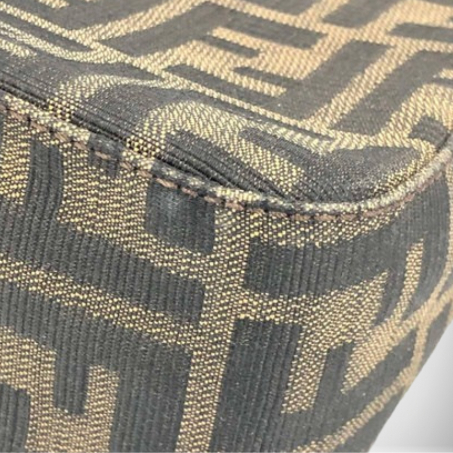 Fendi Vintage Zucca Canvas Baguette Shoulder Bag thumbnail