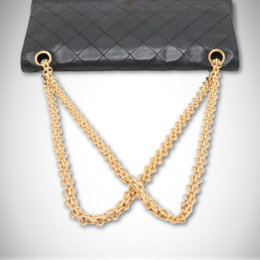 Chanel Vintage Medium Double Flap Shoulder Bag (All-Chain Shoulder Strap) thumbnail