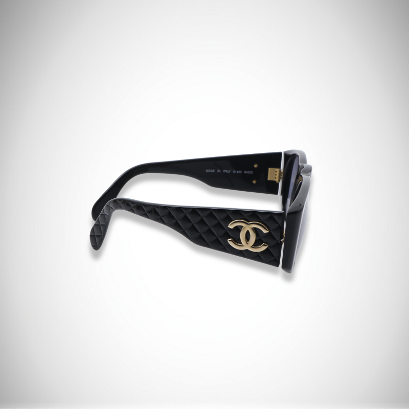 Chanel 01450 94305 Coco Mark Matelassé Prescription Sunglasses thumbnail