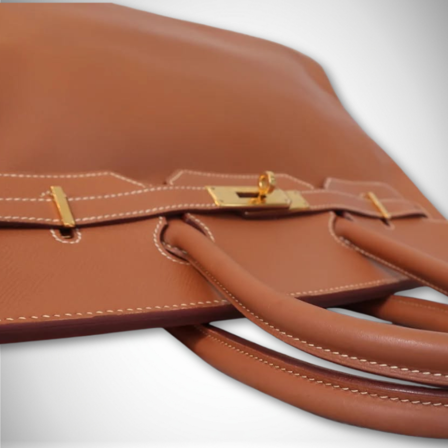 Hermès Birkin 35 Gold Graine Courchevel Leather Gold Hardware Square D stamp thumbnail