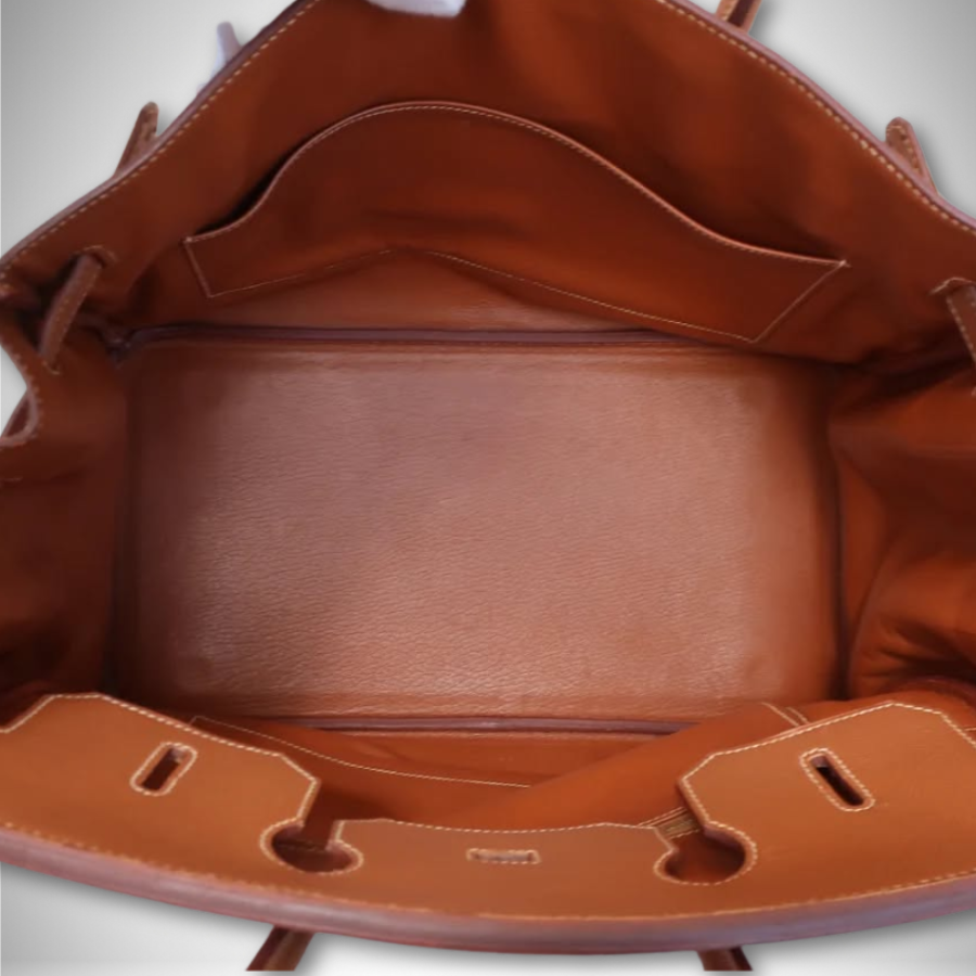 Hermès Birkin 35 Gold Graine Courchevel Leather Gold Hardware Square D stamp thumbnail