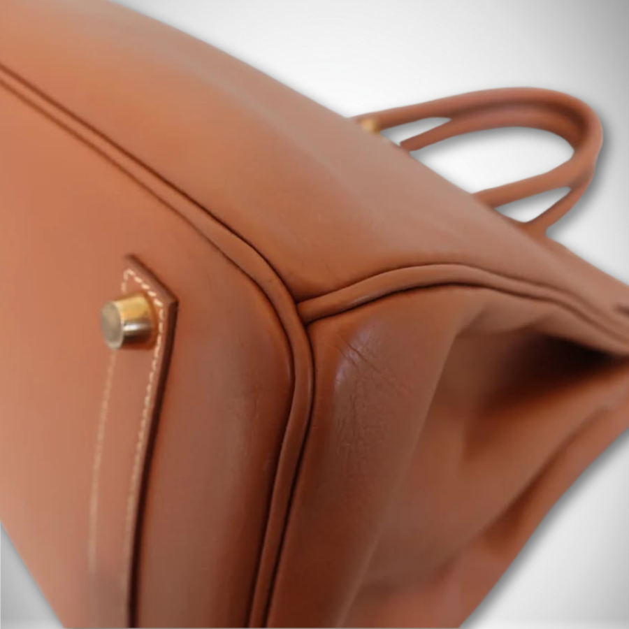 Hermès Birkin 35 Gold Graine Courchevel Leather Gold Hardware Square D stamp thumbnail