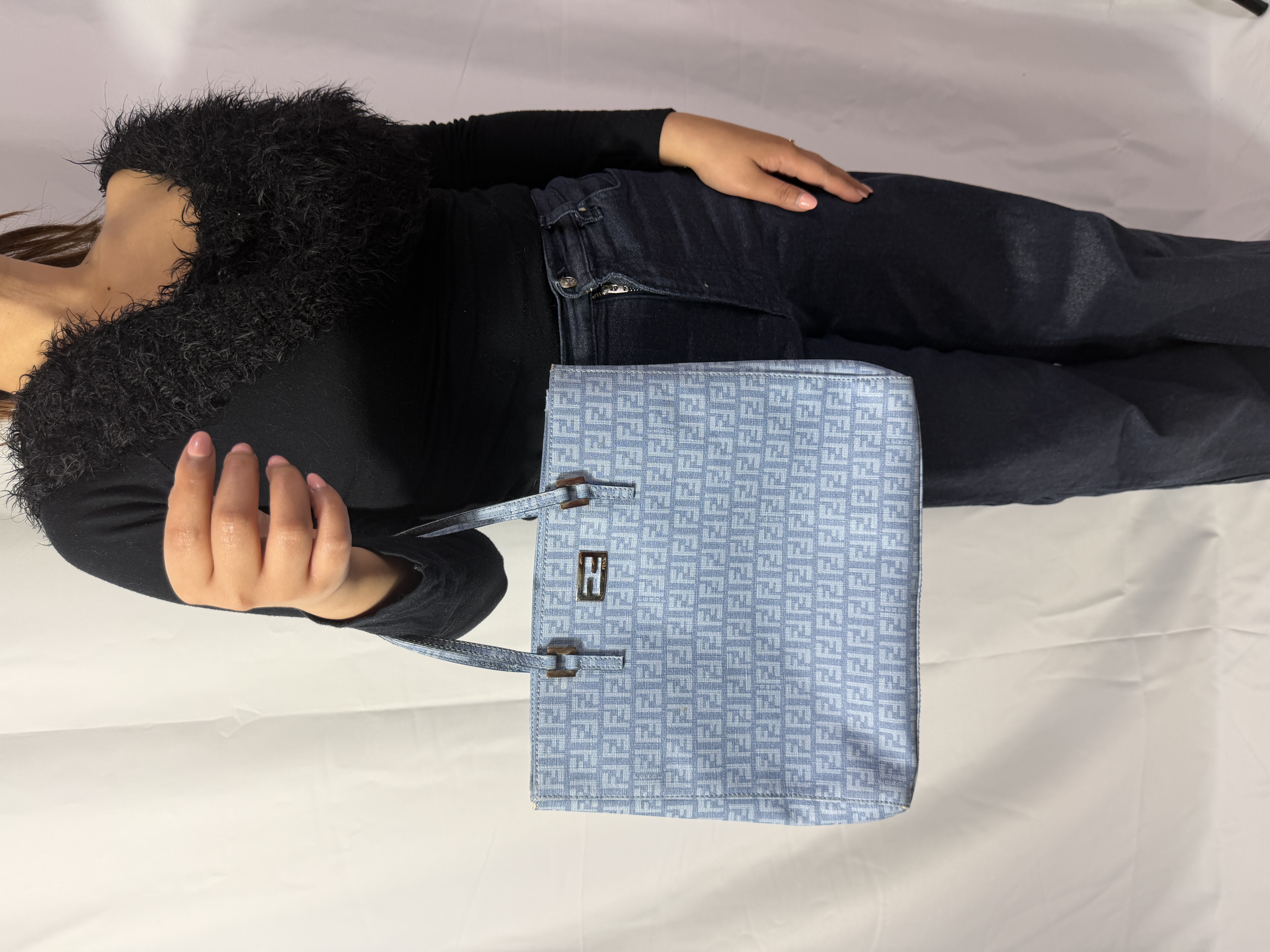 Fendi Zucchino PVC Handbag thumbnail