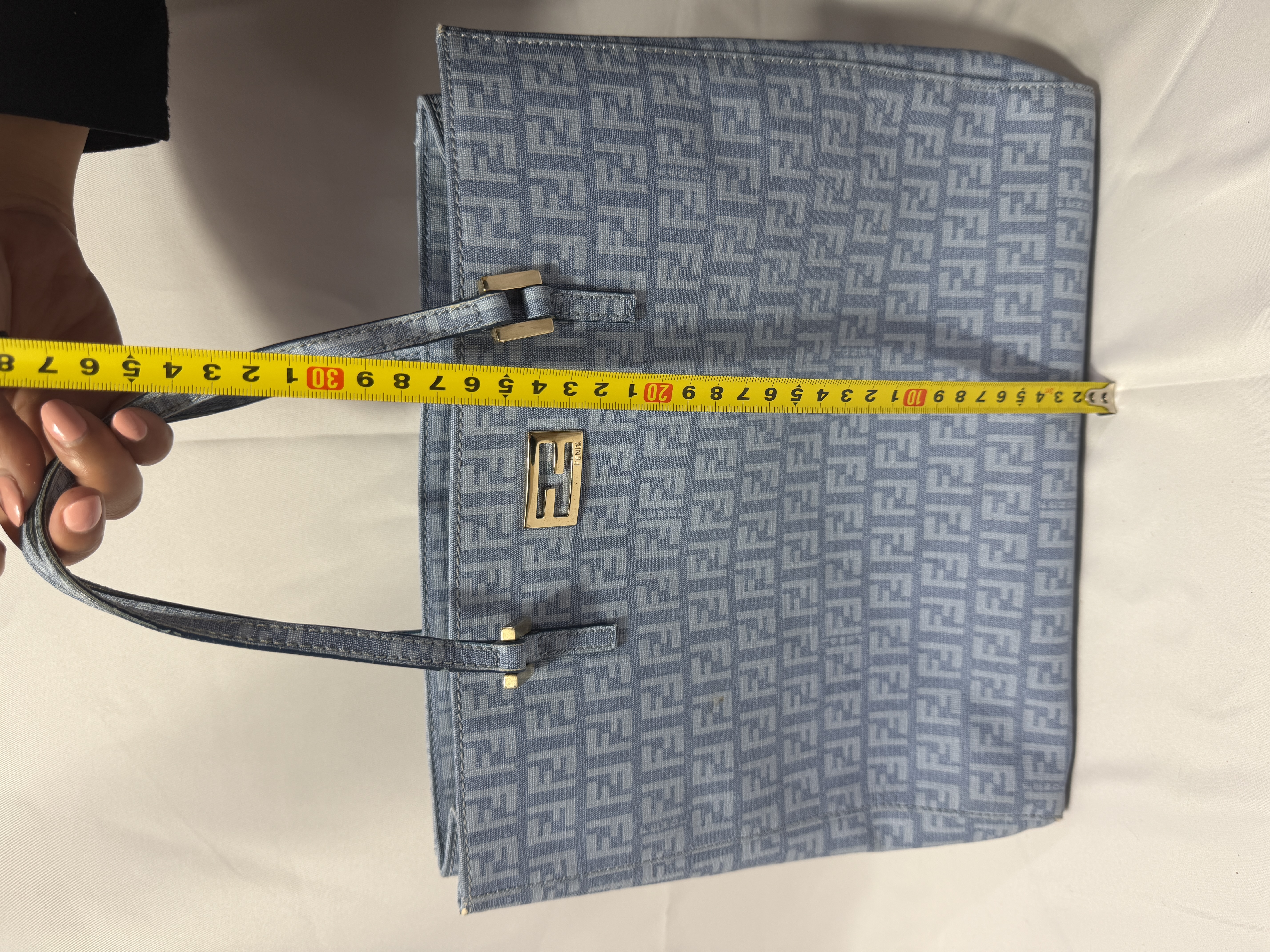 Fendi Zucchino PVC Handbag thumbnail