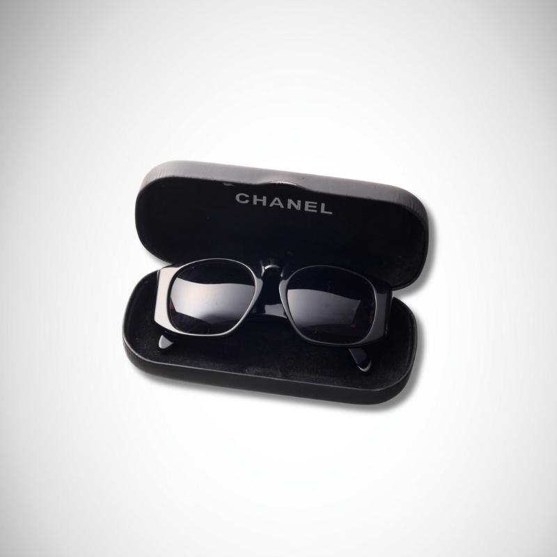 Chanel 0003 10 Coco Mark Matelassé Sunglasses alternate view
