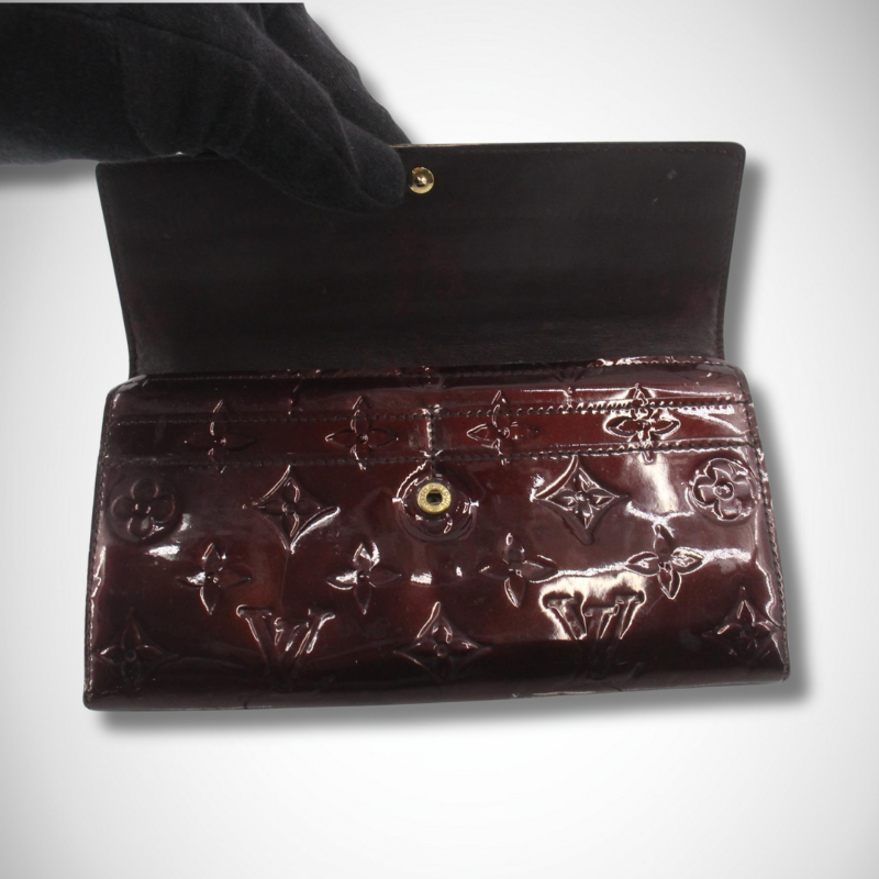 Louis Vuitton Vernis Portefeuille Sarah Bi-fold Long Wallet thumbnail