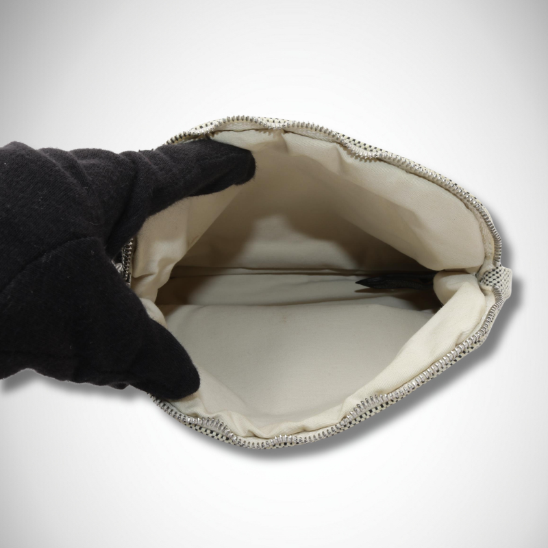 Hermès Bolide Pouch in Gray and Brown thumbnail