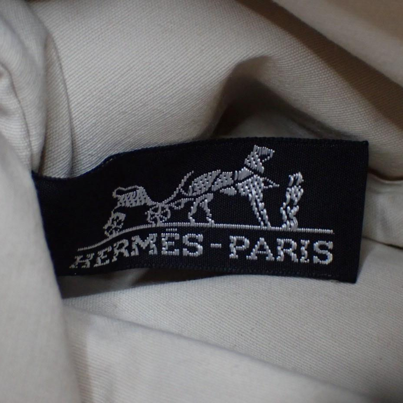 Hermès Bolide Pouch in Gray and Brown thumbnail