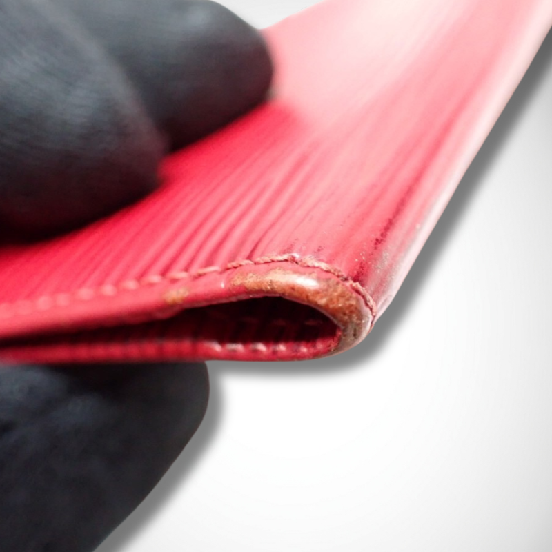 Louis Vuitton Porte 2 Cartes Vertical Pass Case in Red Epi Leather thumbnail