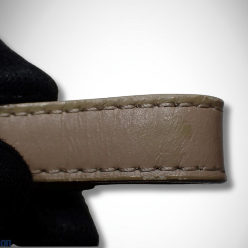 Chanel Travel Line Nylon Zip Wristlet in Beige thumbnail