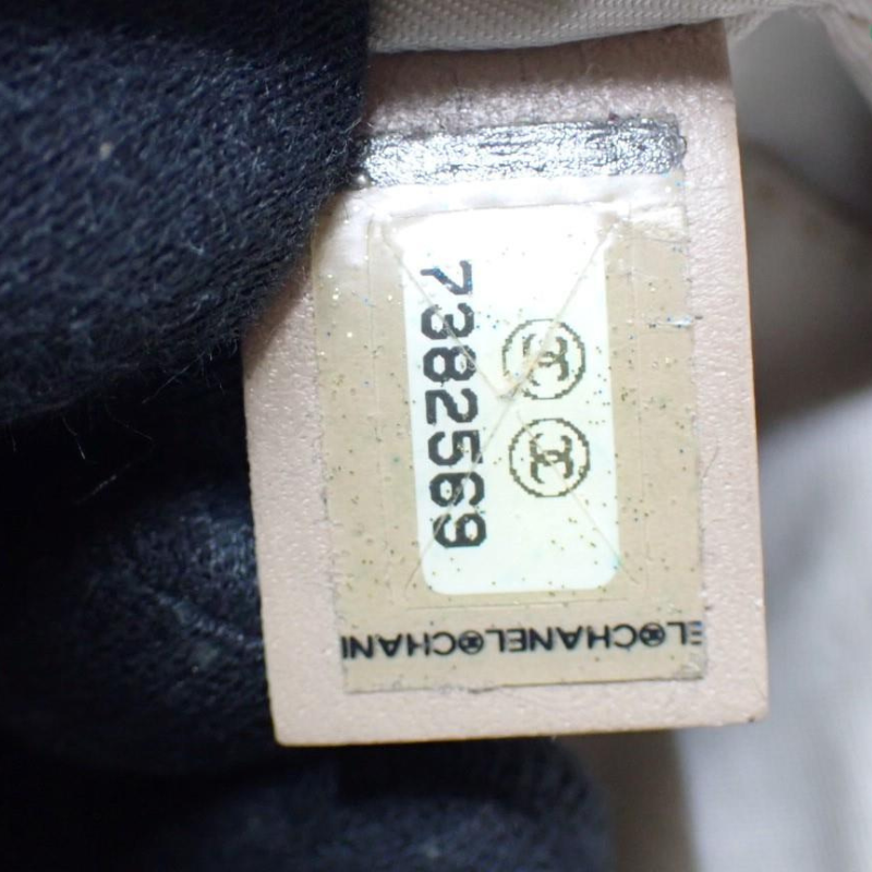 Chanel Travel Line Nylon Zip Wristlet in Beige thumbnail