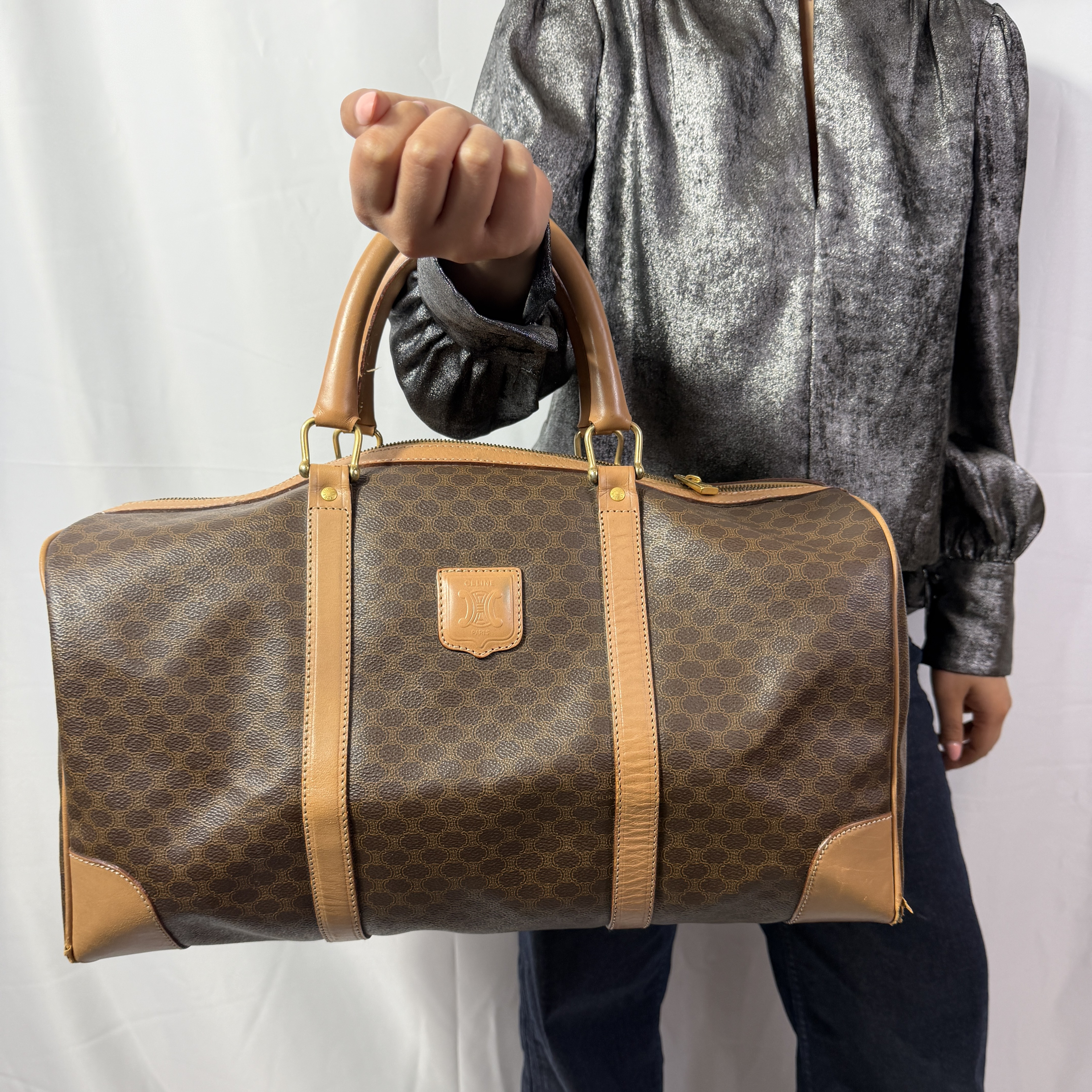 Celine Macadam Boston Bag with Cadena Key thumbnail