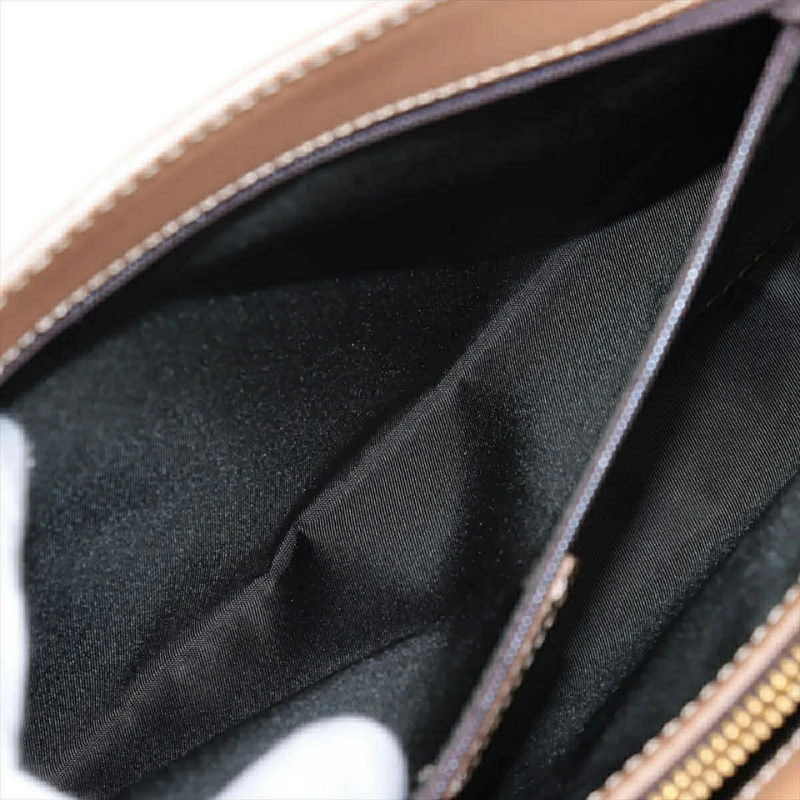 Christian Dior Diorissimo Trotter Canvas Double Pocket Tote Bag Brown thumbnail