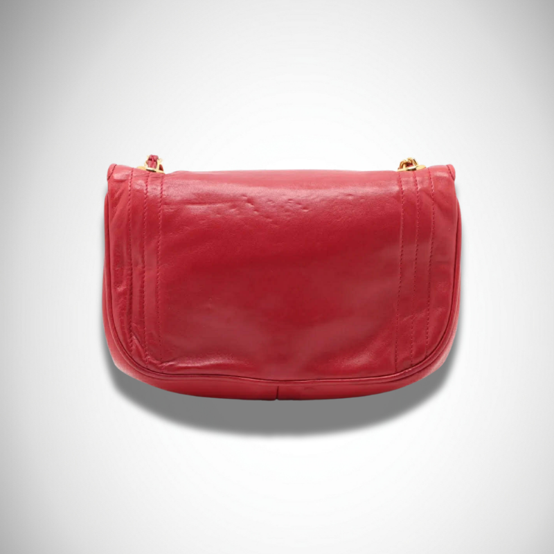 Chanel Caviar Quilted Timeless CC Shoulder Bag in Red alternate view