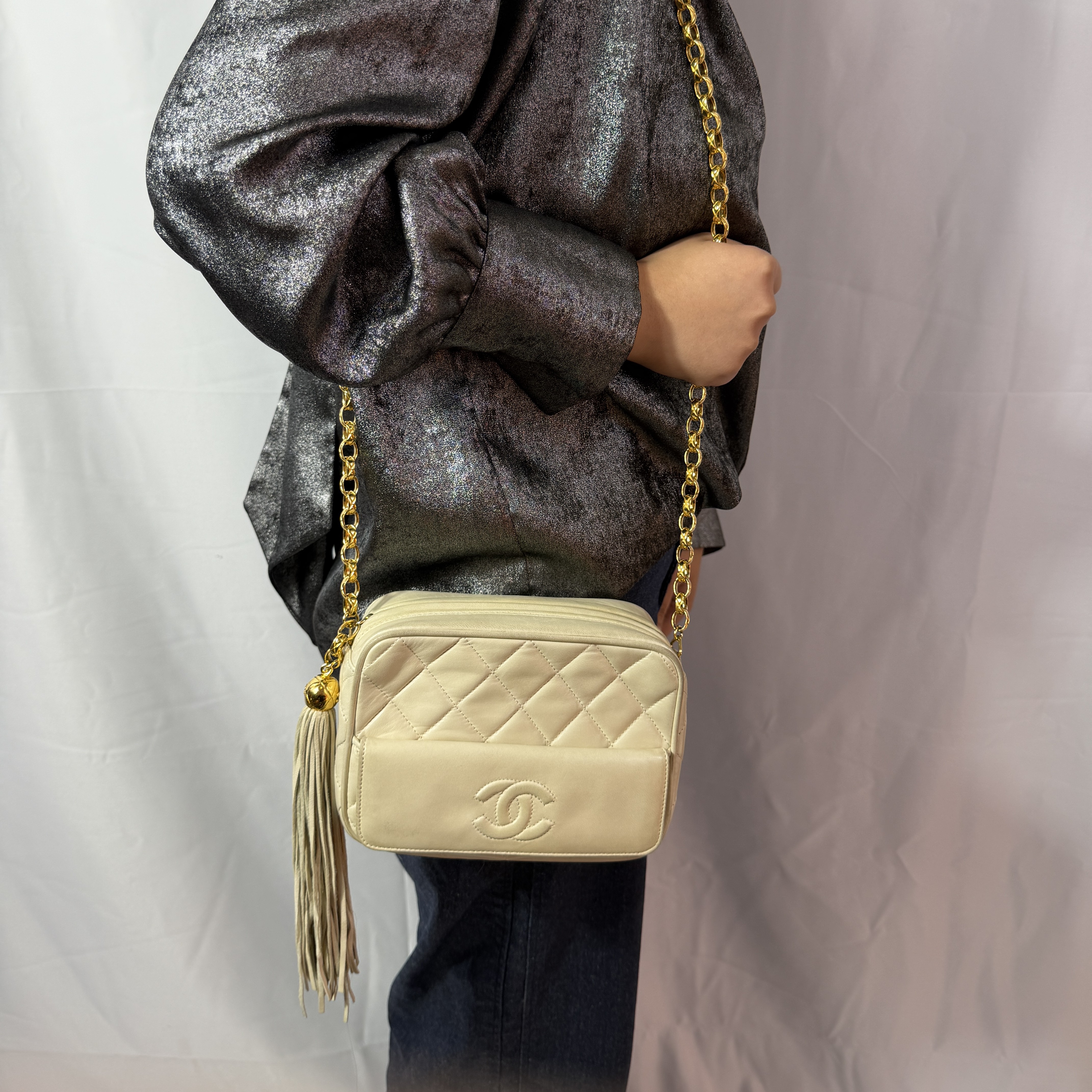 Chanel Vintage Lambskin Camera Bag thumbnail