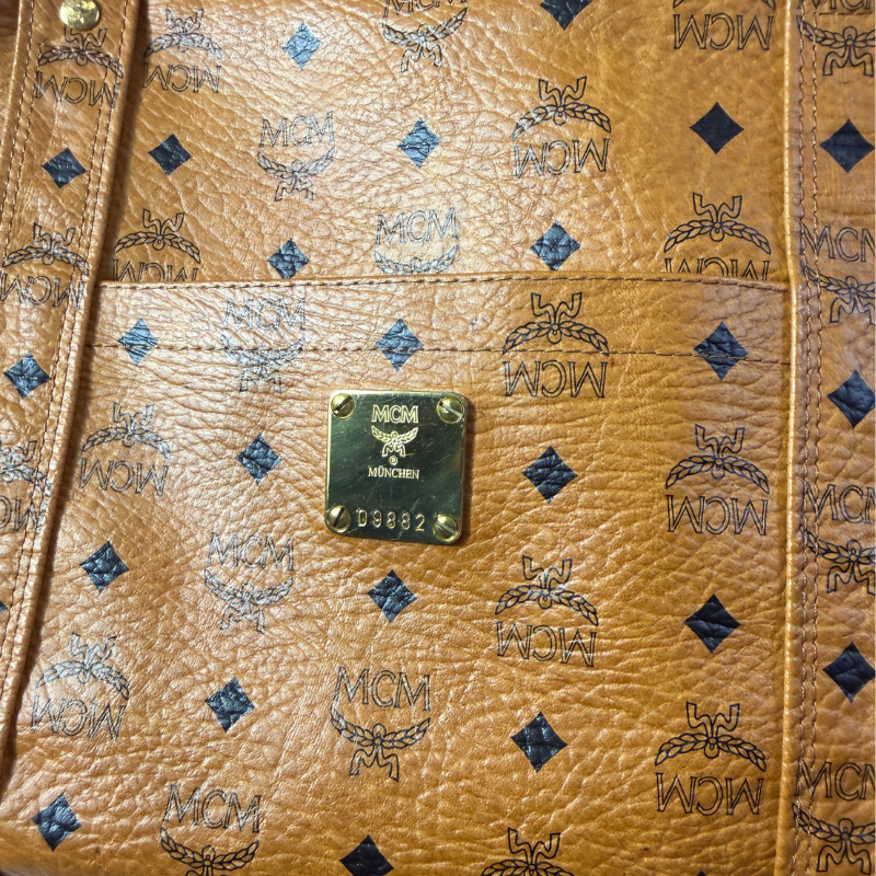 MCM Visetos Coated Canvas East-West Zip Tote Bag thumbnail