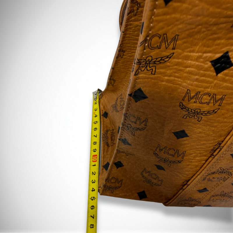 MCM Visetos Coated Canvas East-West Zip Tote Bag thumbnail