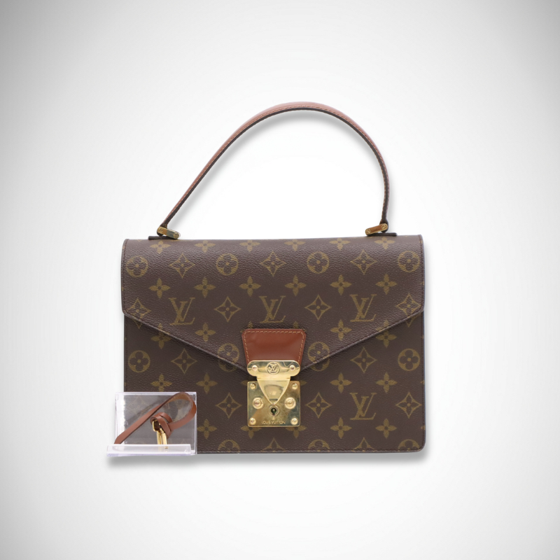 Louis Vuitton Monogram Concorde Handbag with key