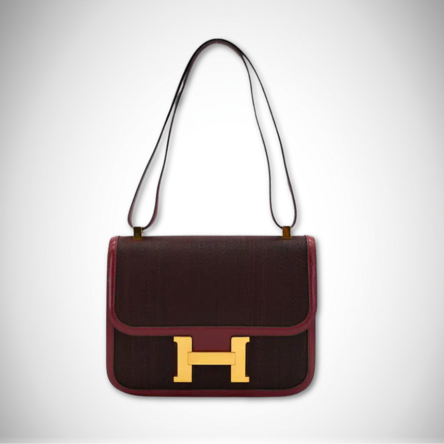 Hermès Constance 24 Rouge H Crinoline & Box Calf – 1978