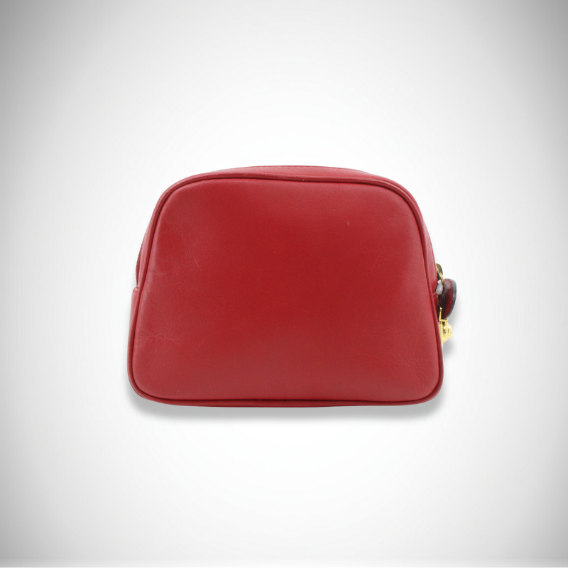 Ferragamo Archival Gancini Leather Pouch