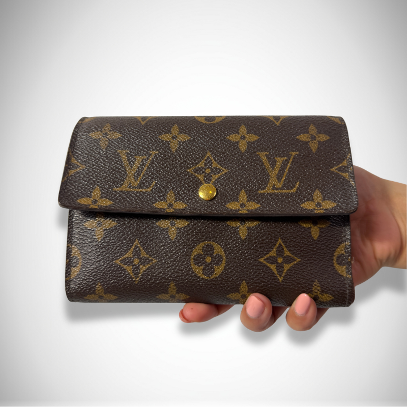 Louis Vuitton Vintage Porte Trésor International Wallet M61605 Monogram w/ Original Removable Insert