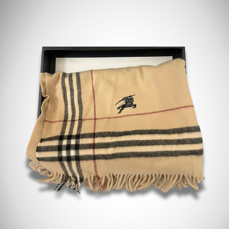 Burberry Beige Cashmere Scarf